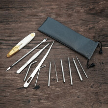 12 Stück Paracord-Nähset mit Edelstahl-Nadeln für Camping
