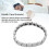 Βραχιόλι D Linq με αρθρωτό σκελετό για ιταλικά charms, ελαστικά unisex βραχιόλια charms με 4