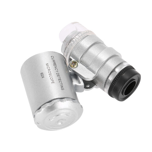 Microscope Explorer, microscope portable pour la lecture et l'inspection, mini loupe avec grossissement 60x et éclairage LED réglable 2