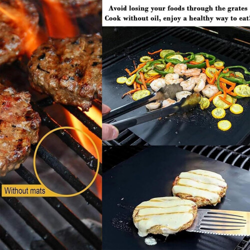 Πατάκια ψησταριάς BBQ, Ανθεκτικό στη θερμότητα Teflon Line, Αντικολλητικό ταψί 1