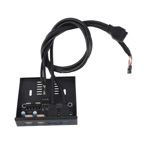 3.5 Inch Front Panel USB 3.0 Hub 4 Ports for Desktop PC 2