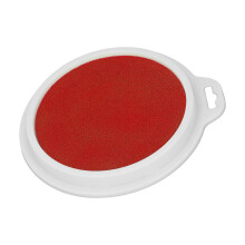 Runder waschbarer Stempelkissen für Bastelarbeiten, 18 cm, Rot, wasserbasierte Tinte
