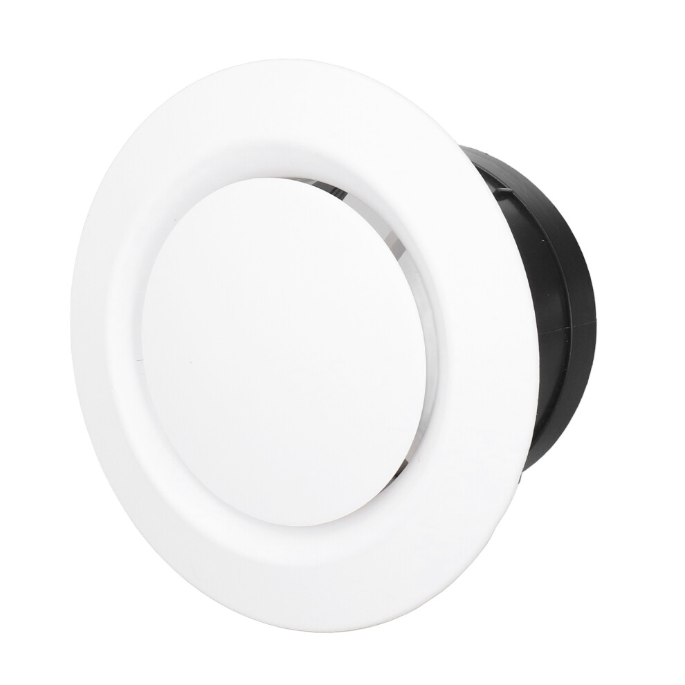 6In Abs Wall Mount Air Vent With Adjustable Round Soffit For Bathroom & Library 3791375065790