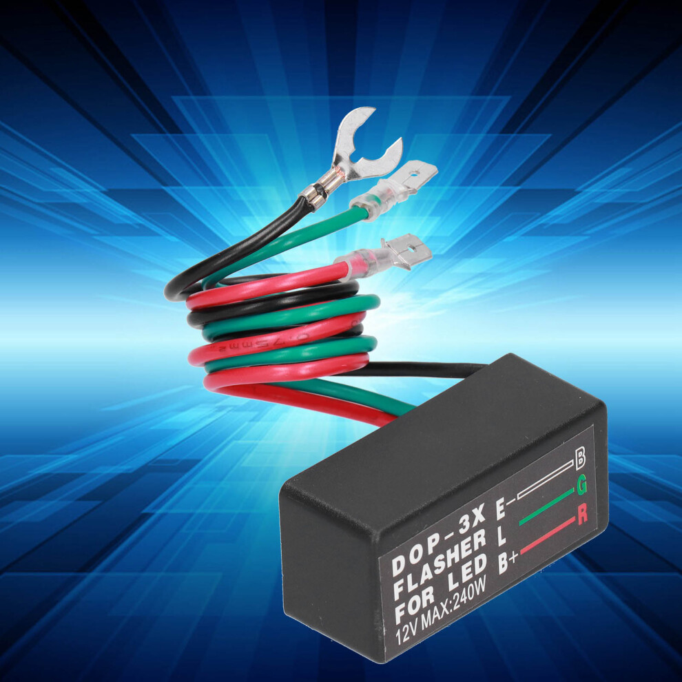Blinkrelais DOP‑3X 12VDC 20A