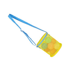 Sac à jouets de plage, sac en maille pour-bracelet bleu jaune