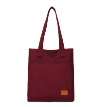 Fashionable and Simple Women Shoulder Bag Handbag-Burgundy
