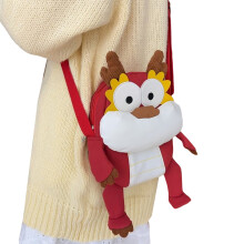 Girls' Bag Cute Pink Shoulder Bag for Woman Fashionable-Red