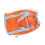 Large Capacity Beach Bag Mesh Beach Bag Beach-orange blue strap 1