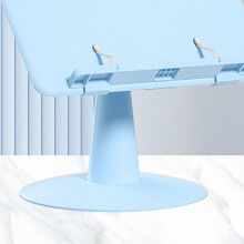Sky Blue Foldable ABS Book Reading Stand, Multi-Purpose & Adjustable