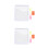2Sets Educational LED Writing Tablet White Kids Drawing Message Board 4