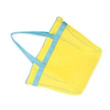 Sac Ă jouets de plage, sac de plage en-bracelet bleu jaune