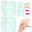 Single Use Waterproof Makeup Hand Palette Stickers for Beginners 100pcs 7