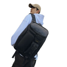 Sac à dos de grande capacité pour femmes, sac à dos d'école-Noir