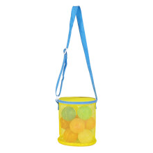 Sac à jouets de sable, sac de plage en-bracelet bleu jaune