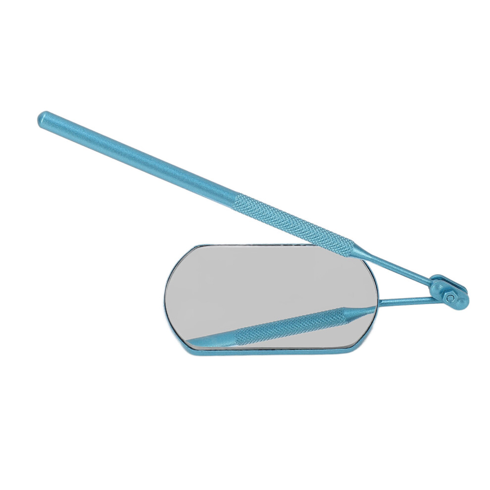 Light/Blue Foldable 360 Rotating Eyelash Mirror For Makeup