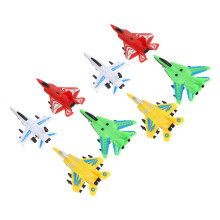 16Pièces Jouets Enfants Plastique Coloré Modèles Fighter Solides