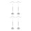 4Pcs Metal Adjustable Handbag Display Rack Silver for Desktop Display 7