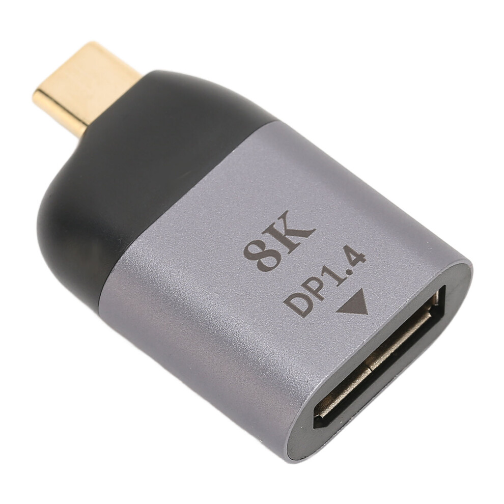 Portable Usb C To Display Port Adapter 8K 60Hz High Resolution For Windows 5021381262905