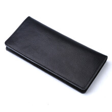 Portefeuille long pour femme avec plusieurs emplacements-Noir