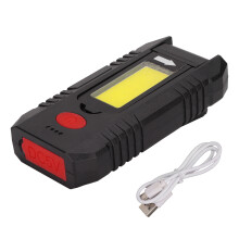 Keychain Flashlight Waterproof Multifunctional Rechargeable Led Work Light Magnetic Base Portable Adjustable Brightness Type-C For Camping Hiking