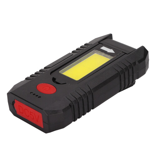 Keychain Flashlight Waterproof Multifunctional Rechargeable Led Work Light Magnetic Base Portable Adjustable Brightness Type-C For Camping Hiking 1