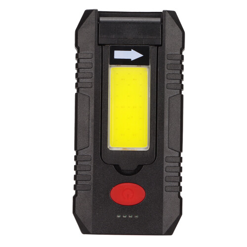 Keychain Flashlight Waterproof Multifunctional Rechargeable Led Work Light Magnetic Base Portable Adjustable Brightness Type-C For Camping Hiking 2