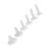 6Pcs Golf Gummi Tee Halter Golf Training Aid für 3