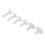 6Pcs Golf Gummi Tee Halter Golf Training Aid für 5