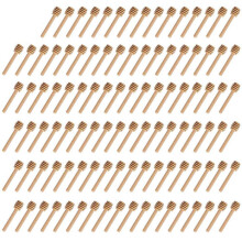 Food Grade Safe, Eco-Friendly Reusable Honey Dipper Sticks, Mini Wooden Honeycomb Stick For Drizzle Honey At Weddings Parties And Holidays (7.6 Cm)