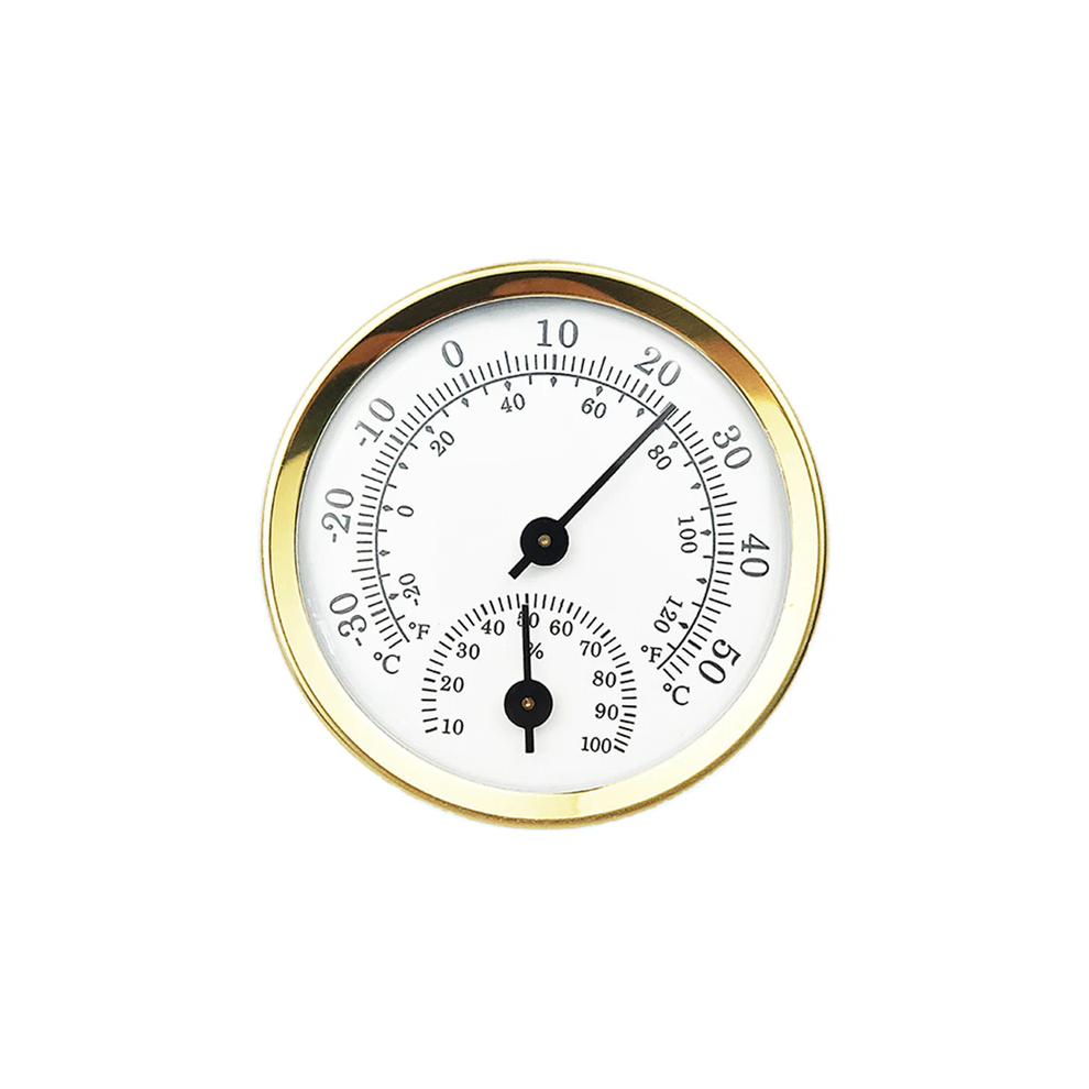 Indoor Temperature Measurer for Climate Control, Humidity Gauge with Wall Mount Design and Dual Scale Display, Mini Hygrometer for Indoor Outdoor