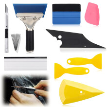 Triangle Go Corner Squeegee For Vinyl Wrap, 19Pcs Set Of Car Wrapping Tools With Ppf Vinyl Installation Features, Perfect For Bubble-Free,