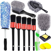 Ultimate Car Cleaning Kit, Extra Large Car Wash Mitt with Scratch-Free Chenille Microfiber, Ideal for Interior Mesh Lining
