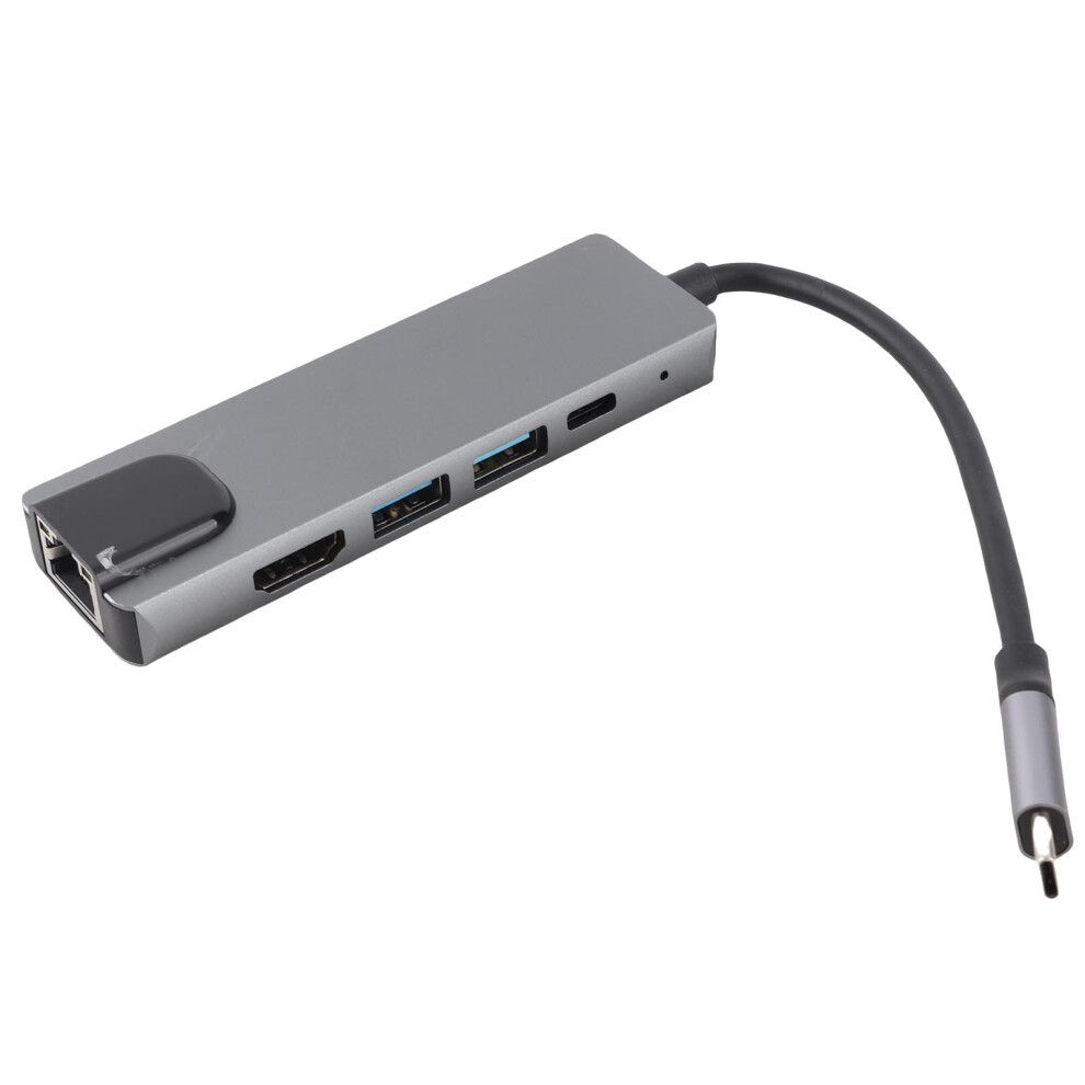 5-In-1 Type-C Usb C Hub Docking Station With 4K Hdmi Rj45 Ethernet Usb 3.0 7901372748381