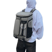 Casual Backpack for Women Man Student School Backpack-Gray