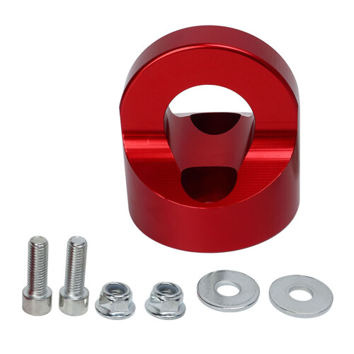 Red Front Tow Hook Tie Down Loop for Polaris RZR XP 1000 2014‑2020 1