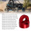 Red Front Tow Hook Tie Down Loop for Polaris RZR XP 1000 2014‑2020 5