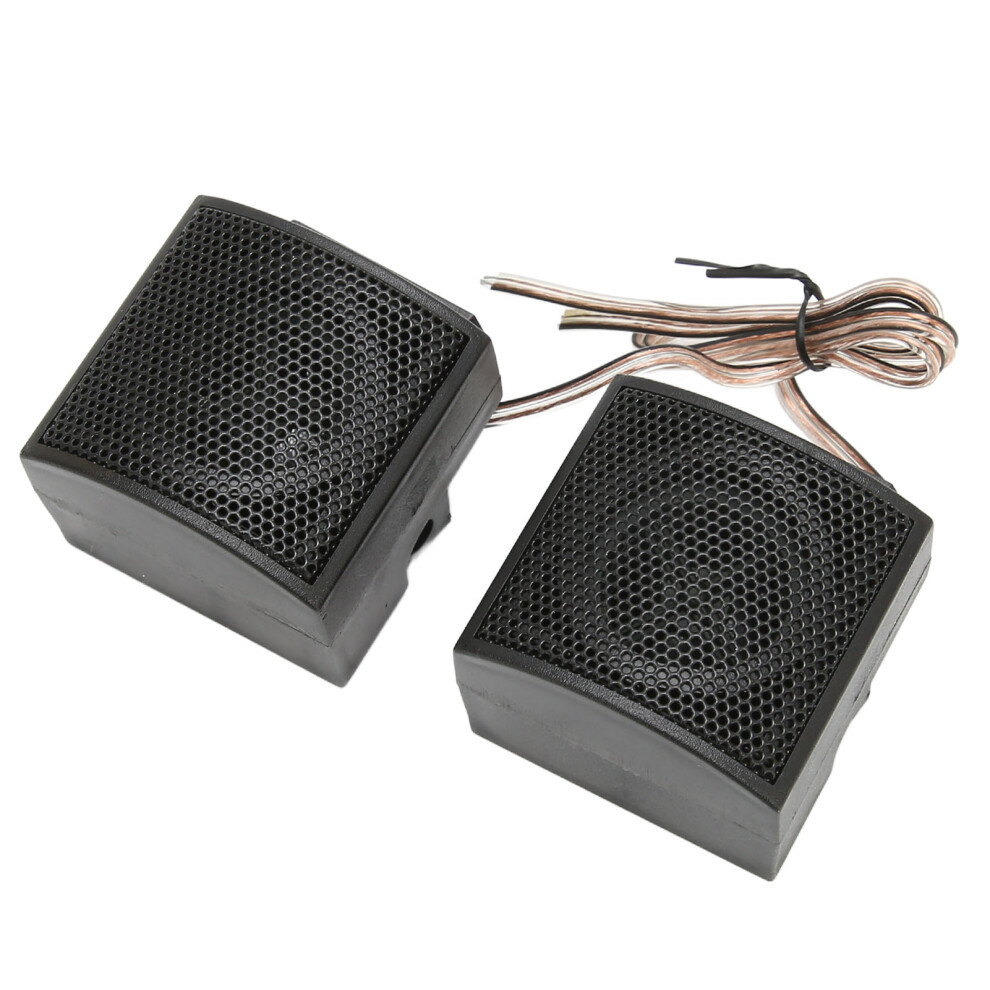 2Pcs Dome Tweeters 500W 4Î© Car Audio Loudspeakers Black 6951374293540