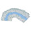 Professional Makeup Hand Palette Sticker Pack - 100pcs Transparent 6