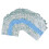 Professional Makeup Hand Palette Sticker Pack - 100pcs Transparent 7