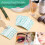 Professional Makeup Hand Palette Sticker Pack - 100pcs Transparent 2