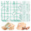Professional Makeup Hand Palette Sticker Pack - 100pcs Transparent 4