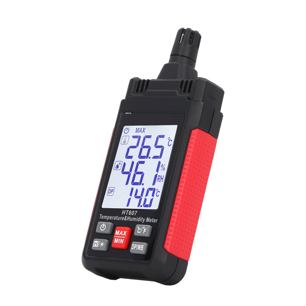 High Accuracy Abs Handheld Temperature Humidity Meter Ht607 With 0.1C & 0.1%Rh 9321372753679