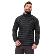 (XXXL, Black) Jack Wolfskin Mens Routeburn Pro Insulated Windproof Stretch Panel Jacket
