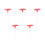 5Pièces Outils Pullers T Forme Pour Métal Multi Couleurs Décor 4