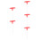 5Pièces Outils Pullers T Forme Pour Métal Multi Couleurs Décor 9