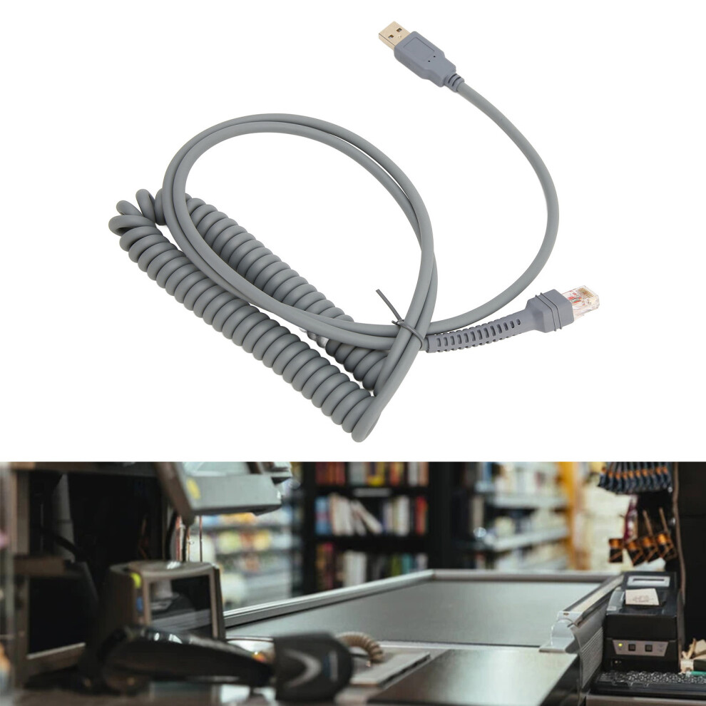 Usb Barcode Cable 3Meter Abs For Ls2208 Ls1203 Ls4208 Ls4278 Ds6707 Scanners 4611372755823