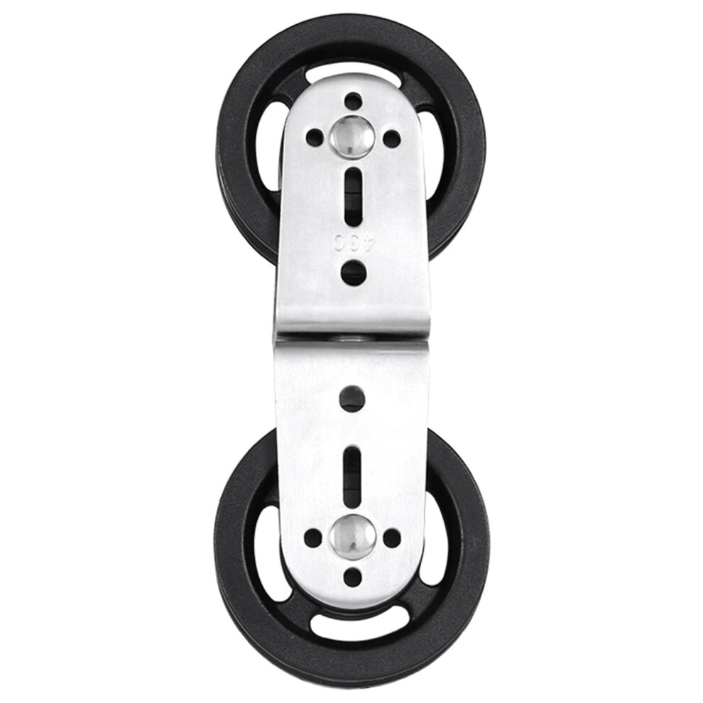 Luminum Alloy Groove/Nylon Groove Silent Pulleys, Flexible Rotation Nylon Grooved Pulley 9426802573282