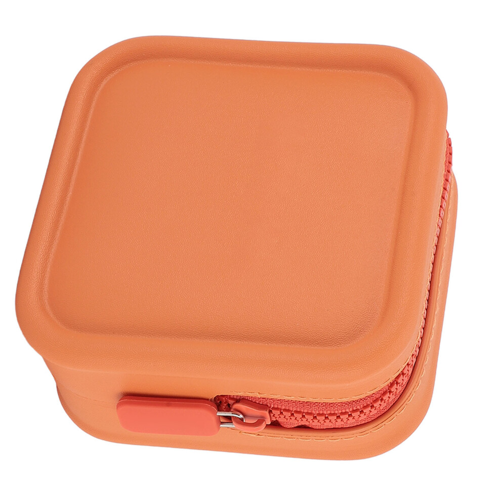 Orange Kleine Kosmetiktasche, Wasserdicht, Eva, Tragbar,