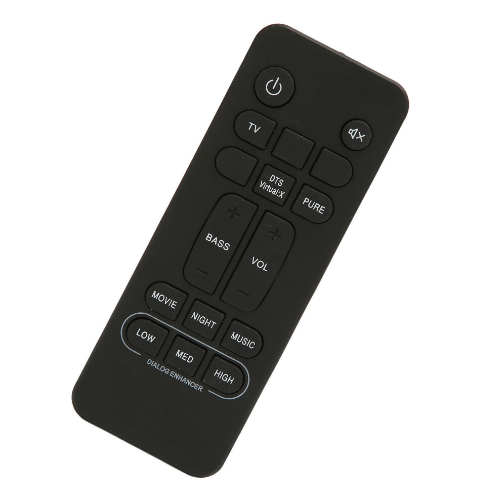 Soundbar Remote Replacement Mbe422, Abs, Battery Powered, Fits Bar Speaker 9381372758678