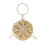 Modische runde Handtasche, Abendtasche mit abnehmbarem 1